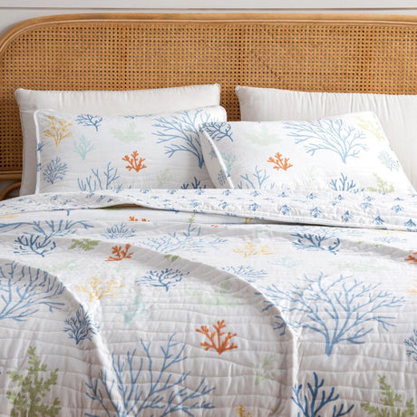 3-Piece Coastal Quilt - Maldives Collection-Parc Decor