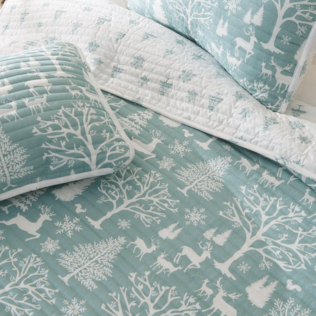 3 Piece Lodge Woods Quilt - Winter Solstice Collection-Parc Decor