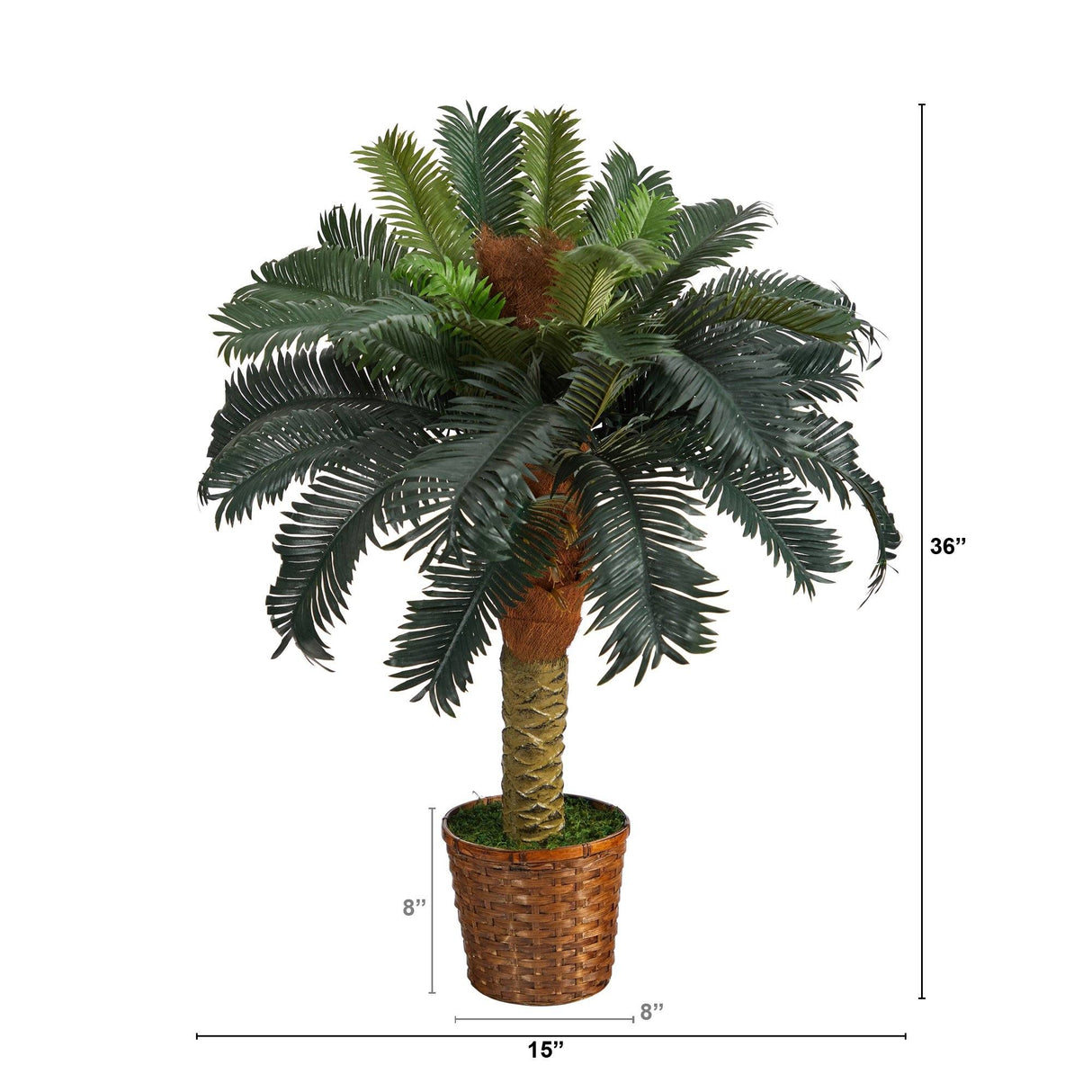 3’ Sago Palm Artificial Tree-Parc Decor