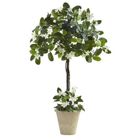 3’ Stephanotis Topiary w/Planter-Parc Decor