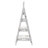 3’ White Washed Farmhouse Stand with Chalkboard-Parc Decor