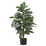 3' Zebra Silk Plant-Parc Decor