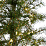 3’ Artificial Christmas Tree with 50 Clear LED Lights Set in a Burlap Base-Christmas Tree-Parc Decor