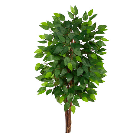 3’ Artificial Double Trunk Ficus Tree (No Pot)-Tree-Parc Decor