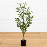 3’ Artificial Olive Tree with Natural Trunk-Tree-Parc Decor