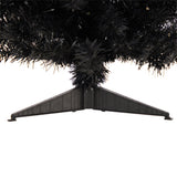 3’ Black Artificial Christmas Tree with 50 LED Lights and 118 Bendable Branches-Christmas Tree-Parc Decor