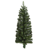 3' Flat Back Wall Hanging Artificial Christmas Tree with 35 Clear LED Lights-Christmas Tree-Parc Decor