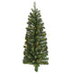 3' Flat Back Wall Hanging Artificial Christmas Tree with 35 Clear LED Lights-Christmas Tree-Parc Decor