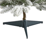 3’ Flocked Manchester Spruce Artificial Christmas Tree with 50 Lights and 133 Bendable Branches-Christmas Tree-Parc Decor