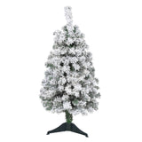 3' Flocked Rock Springs Spruce Artificial Christmas Tree-Christmas Tree-Parc Decor