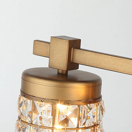 3-Light Modern Golden Linear Vanity Lights Wall Light