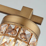 3-Light Modern Golden Linear Vanity Lights Wall Light