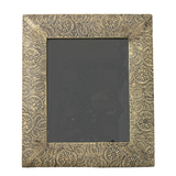 3 Piece Brass Clad Wood Picture Frame Set-Decor-Parc Decor