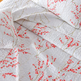 3-Piece Floral Quilt - Sakura Collection-Quilts-Parc Decor