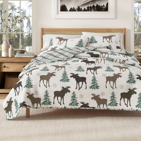 3-Piece Lodge Quilt - Wilderness Collection-Quilts & Comforters-Parc Decor