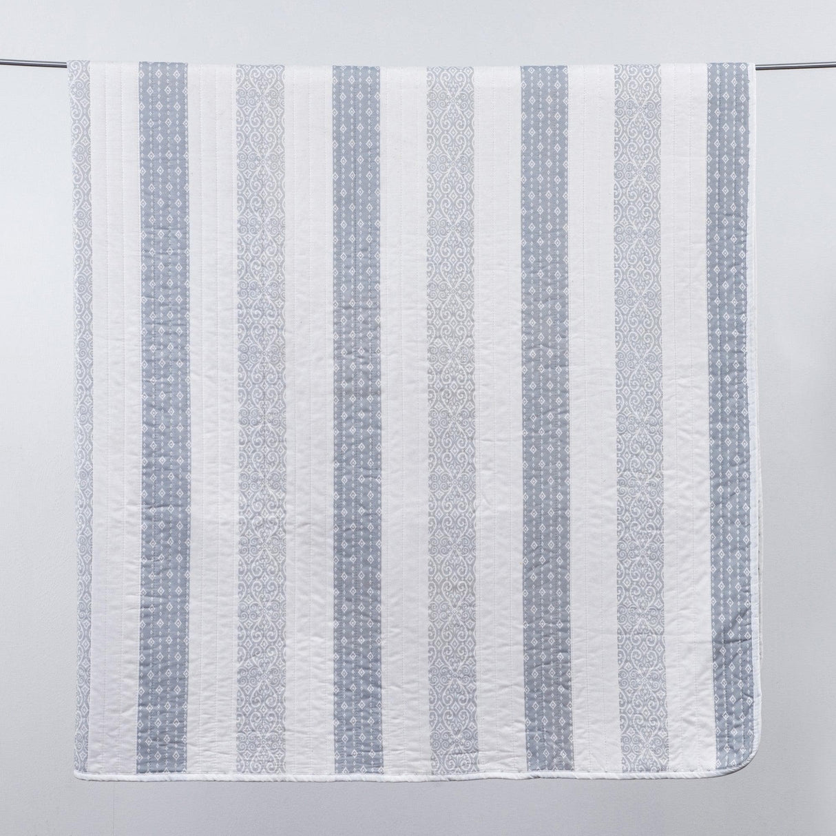 3-Piece Stripe Quilt - Adele Collection-Parc Decor