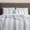 3-Piece Stripe Quilt - Adele Collection-Parc Decor