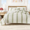 3-Piece Stripe Quilt - Wesley Collection-Quilts & Comforters-Parc Decor