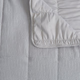 3 Piece Textured Striped Quilt Set - Ellie Collection-Quilts & Comforters-Parc Decor