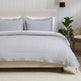 3 Piece Textured Striped Quilt Set - Ellie Collection-Quilts & Comforters-Parc Decor