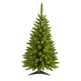 3’ Providence Pine Artificial Christmas Tree with 50 Warm White Lights and 143 Bendable Branches-Christmas Tree-Parc Decor