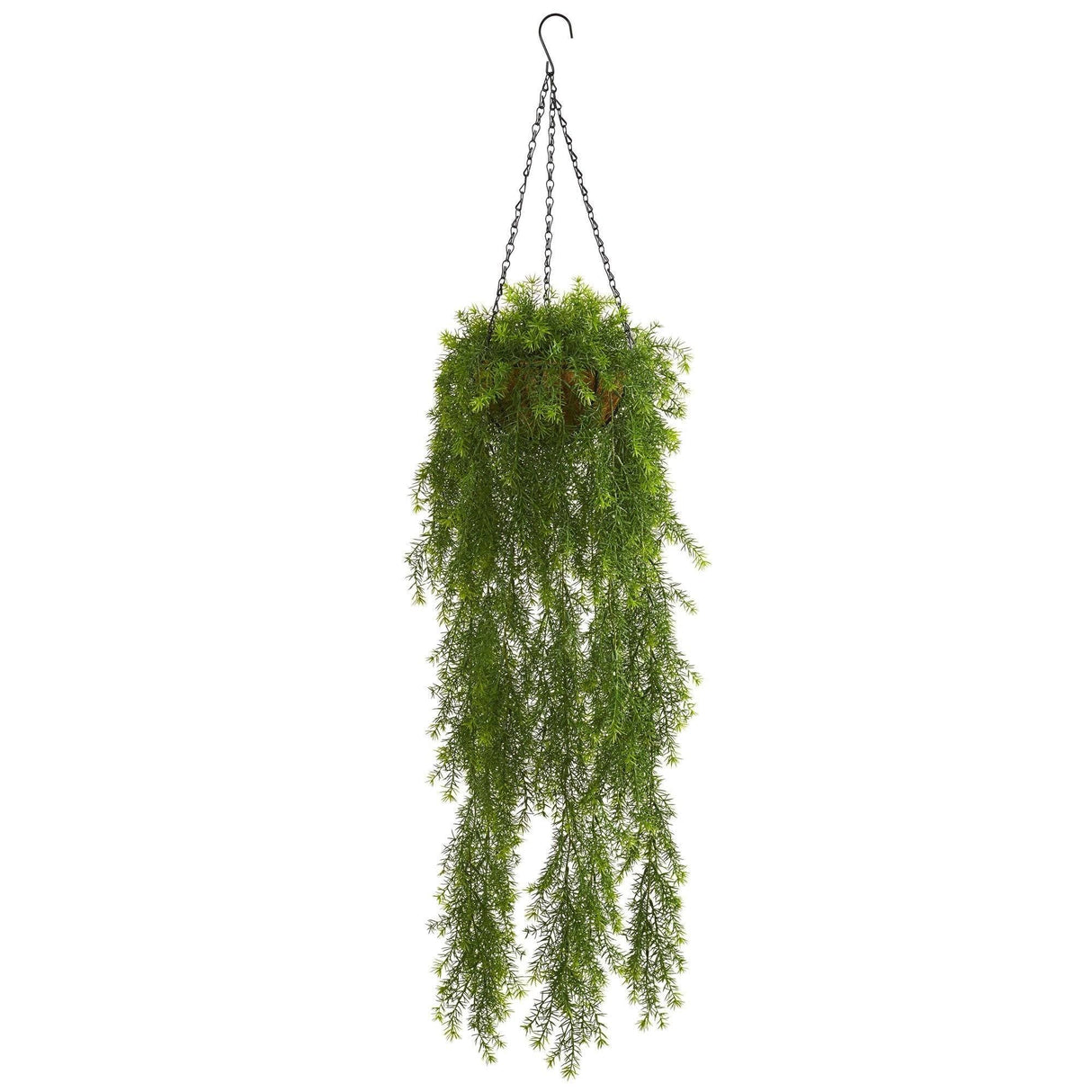 3’ Willow Artificial Plant Hanging Basket-Hanging-Parc Decor