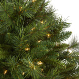 3’ Wyoming Mixed Pine Artificial Christmas Tree with 150 Clear Lights and 270 Bendable Branches-Christmas Tree-Parc Decor