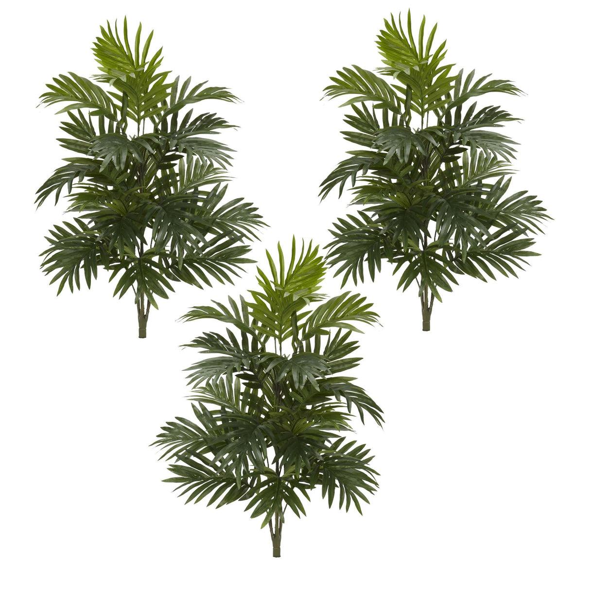 30” Areca Palm Artificial Plant (Set of 3)-Parc Decor