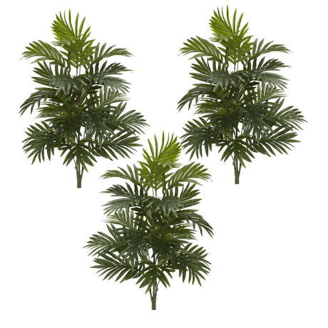 30” Areca Palm Artificial Plant (Set of 3)-Parc Decor