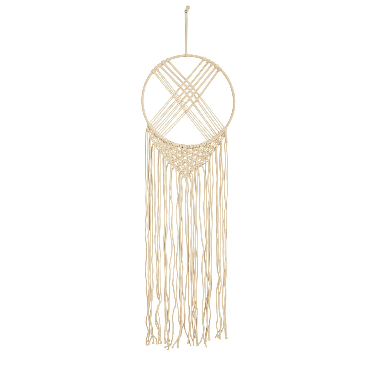 30” Boho Chic Woven Dreamcatcher Macrame Wall Art Décor-Parc Decor