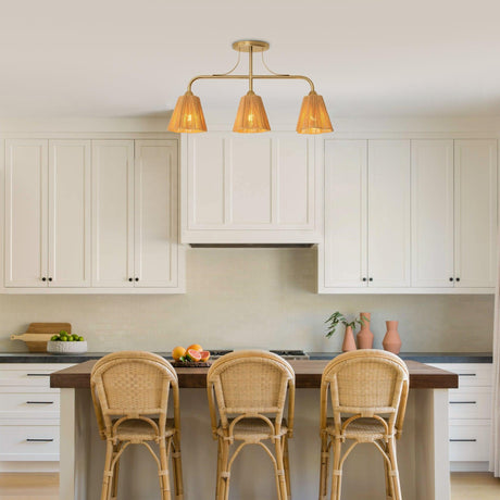 30 Inch Paddy 3-Light Chandelier-Parc Decor