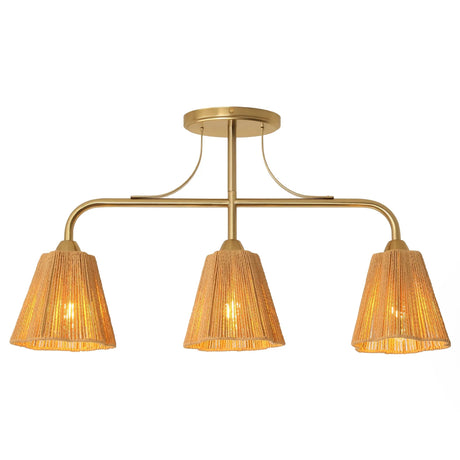 30 Inch Paddy 3-Light Chandelier-Parc Decor