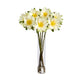 30” Lotus Artificial Arrangement in Cylinder Vase-Parc Decor