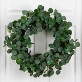 30” Artificial Eucalyptus Wreath-Wreath-Parc Decor