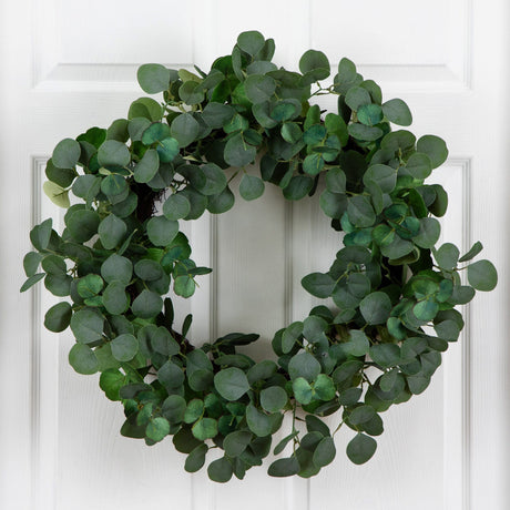 30” Artificial Eucalyptus Wreath-Wreath-Parc Decor