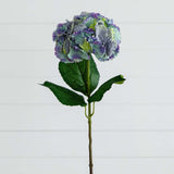 30" Artificial Hydrangea Flower Stems- Set of 3-Stem-Parc Decor