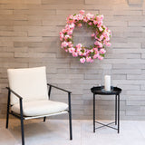 30” Artificial Pink Cherry Blossom Wreath-Wreath-Parc Decor