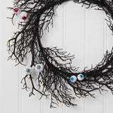 30" Halloween Gazing Eyeballs Twig Wreath-Wreath-Parc Decor