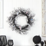 30" Halloween Gazing Eyeballs Twig Wreath-Wreath-Parc Decor