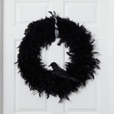 30" Halloween Raven Wreath-Wreath-Parc Decor