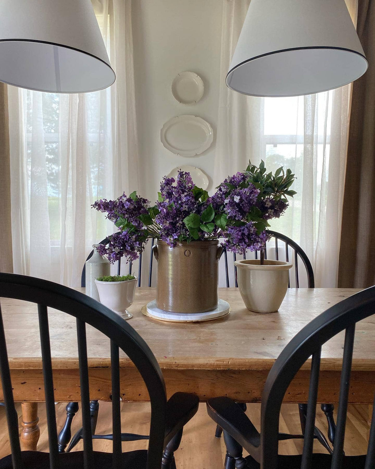 30” Lilac Artificial Flower (Set of 6)-Stem-Parc Decor