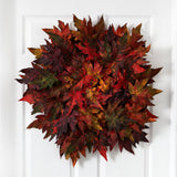 30" Maple Leaf Wreath-Wreath-Parc Decor