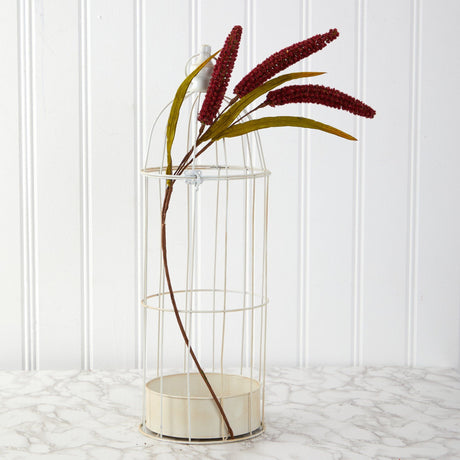 30” Sorghum Harvest Silk Flower (Set of 12) - Various Colors-Stem-Parc Decor