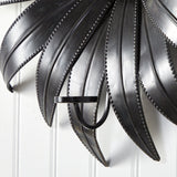 30” x 30” Brushed Metal Daisy Flower Sconce Candle Holder Wall Art Decor-Parc Decor