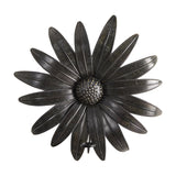 30” x 30” Brushed Metal Daisy Flower Sconce Candle Holder Wall Art Decor-Parc Decor