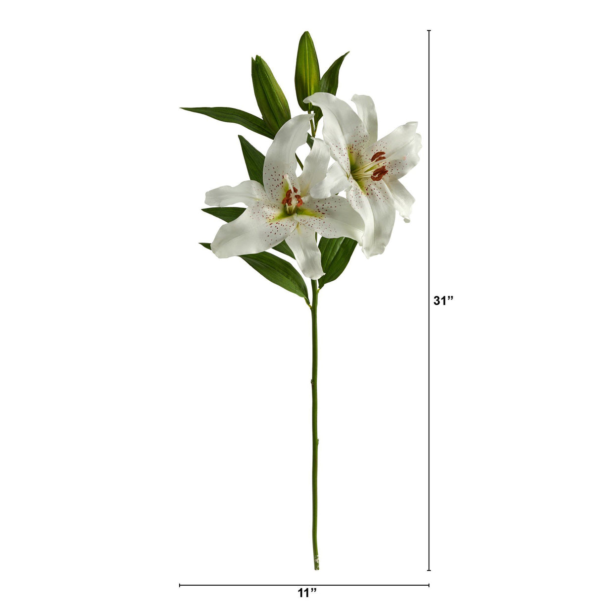31” Ruburn Lily Artificial Flower (Set of 2)-Stem-Parc Decor