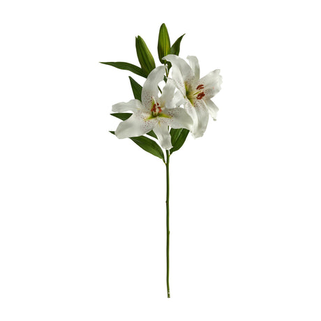 31” Ruburn Lily Artificial Flower (Set of 2)-Stem-Parc Decor
