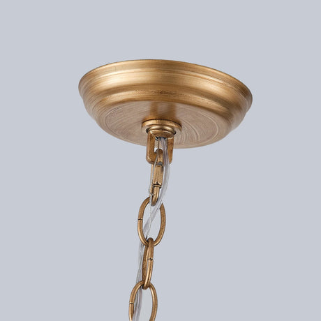 32 Inch Nelly 9-Light Bohemia Wood Beaded Chandelier-Parc Decor