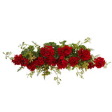 32” Geranium and Berry Swag-Swag-Parc Decor