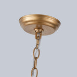 32 Inch Nelly 9-Light Bohemia Wood Beaded Chandelier